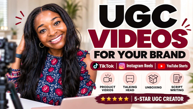 create female ugc videos for tiktok, instagram, or facebook