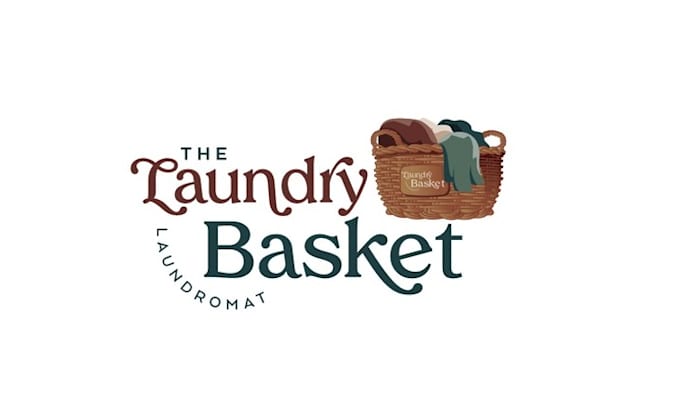design superior spotless laundry basket logo