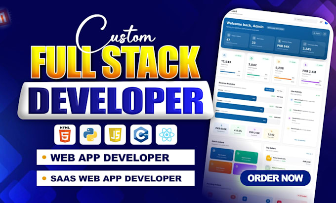 be your full stack web app developer, ai saas web app, saas website, saas app