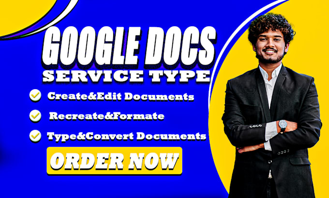 create, edit, format, and design documents in google docs