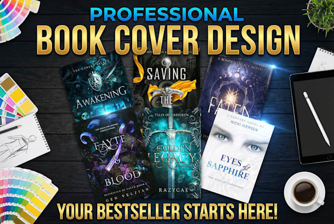 create a premium custom fantasy cover
