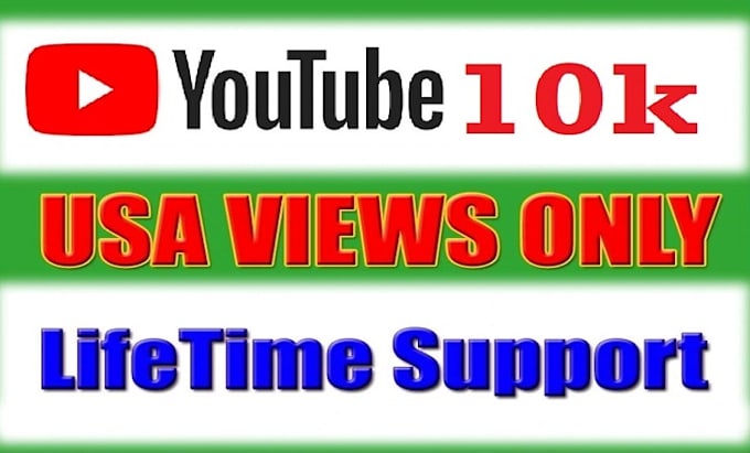 do 5000 organic youtube video views from usa