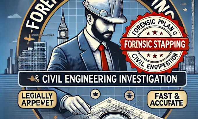 forensic plan stamping, construction civil engineering investigation