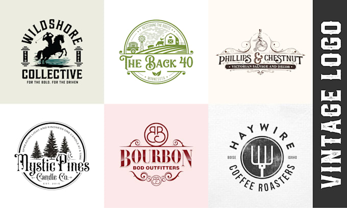 design a custom handcrafted and artisanal vintage retro logo