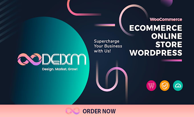 design wordpress ecommerce website, woocommerce website or online store