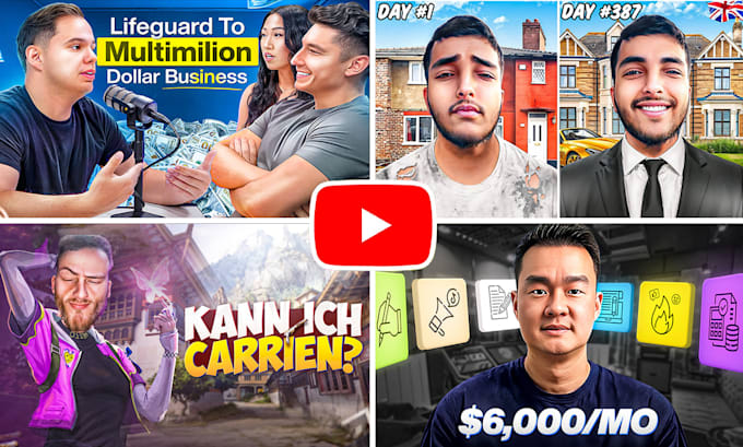 Design viral clickbait youtube thumbnail in 24 hours by Ashsenpai7721 ...