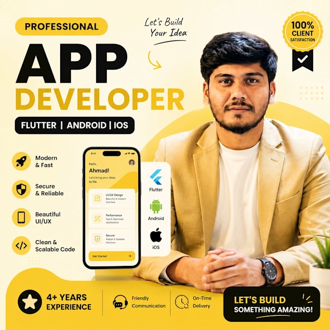 build android and ios apps using flutter