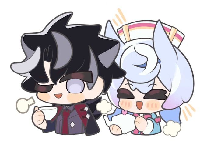 draw beanie chibi for you