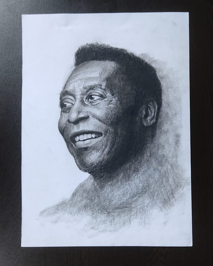 make an expressive charcoal portrait for you