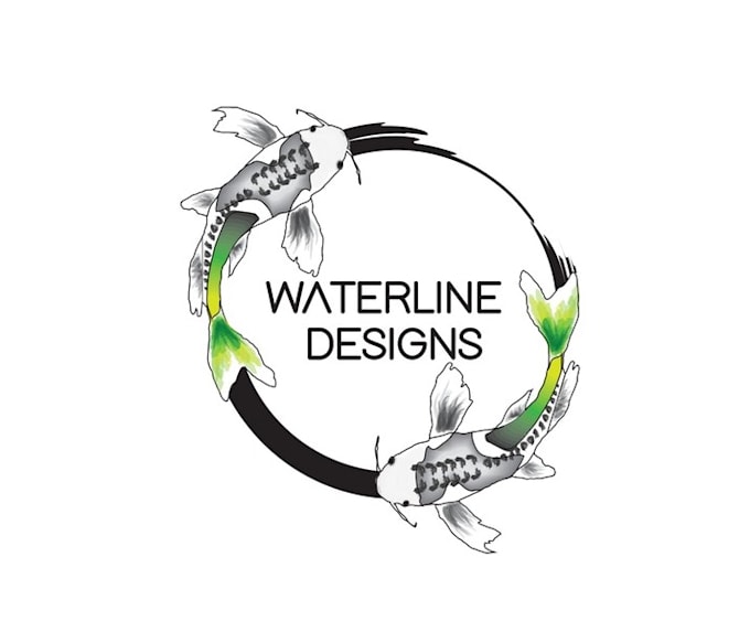 make looks nice high definition waterline logo designs