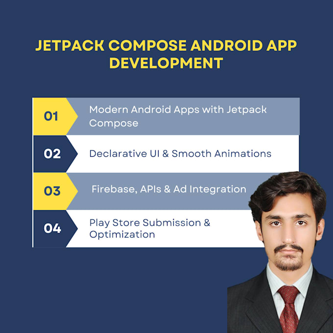 develop a modern android app UI with jetpack compose and kotlin