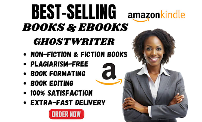 ghostwrite a high quality nonfiction book or ebook as a professional ghostwriter