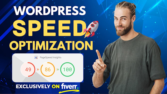 do wordpress website speed optimization, improve page speed