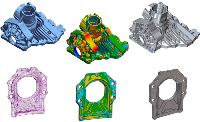 do 3d model from scan data, stl, obj, design for 3d printing