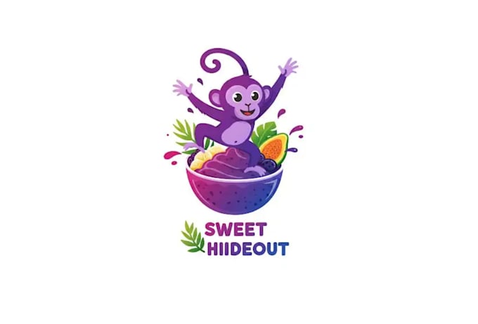 design simple word mark sweet logo for your brand