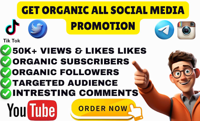 Do linkedin promotion, grow usa instagram, yt follower, fb, twitter ...