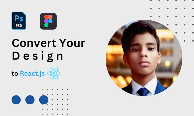 Convierte figma a react js o next js con tailwind css image.