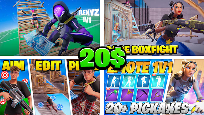 design a fortnite 3d thumbnail for your creative maps