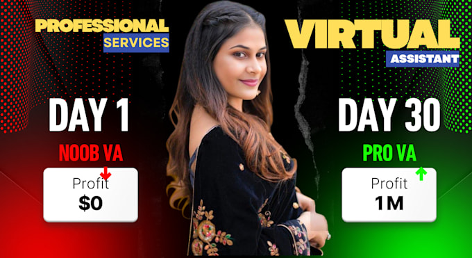 be your virtual assistant for data entry, web research work