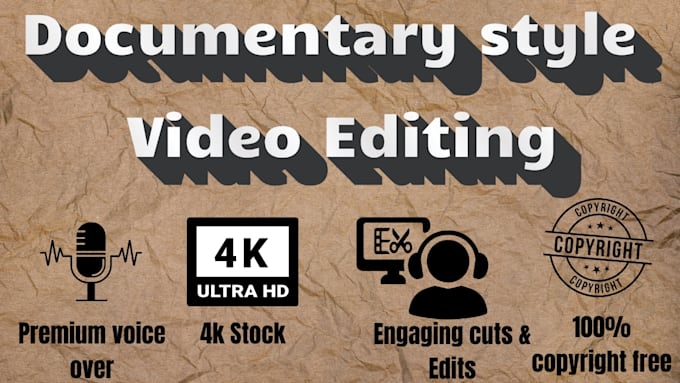 edit faceless documentary videos and youtube cash cow videos