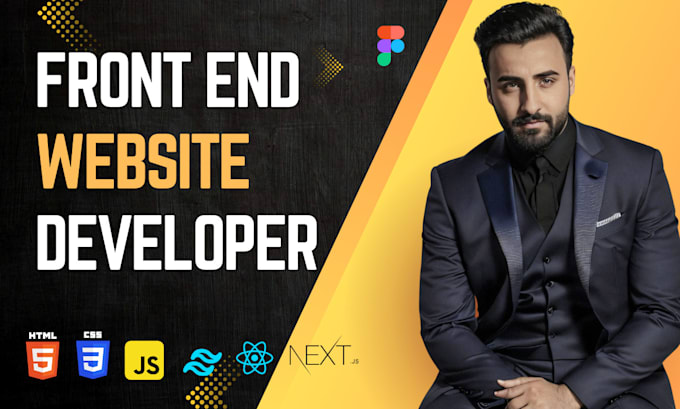 do custom website development as front end web developer for your business