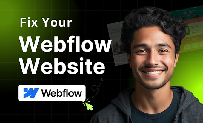 fix webflow errors, bugs, and responsive design issues within 24 hours