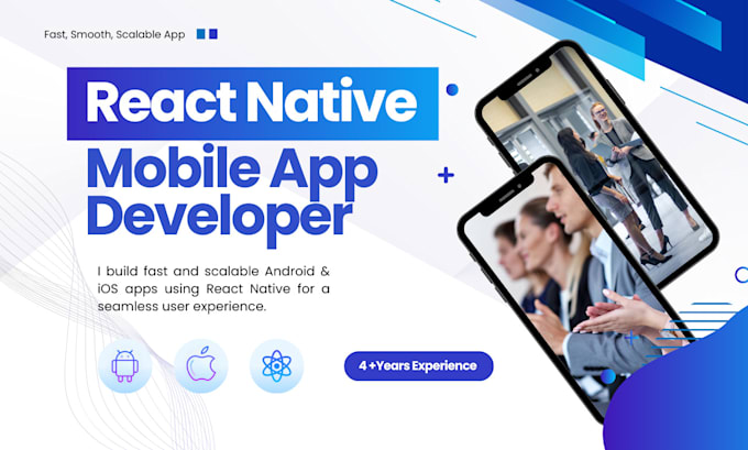 Develop ios and android mobile app using react native, expo by ...