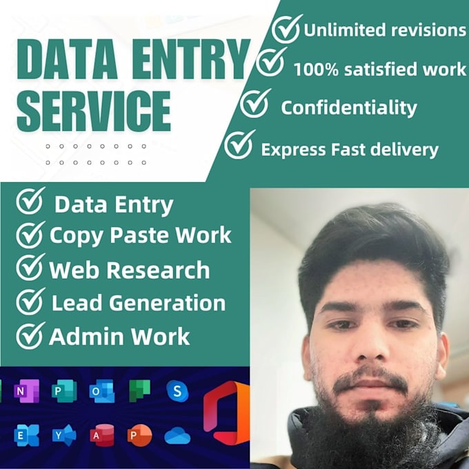 do fast and reliable data entry, web research, and file conversion