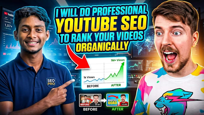 do professional youtube SEO to rank your videos organically