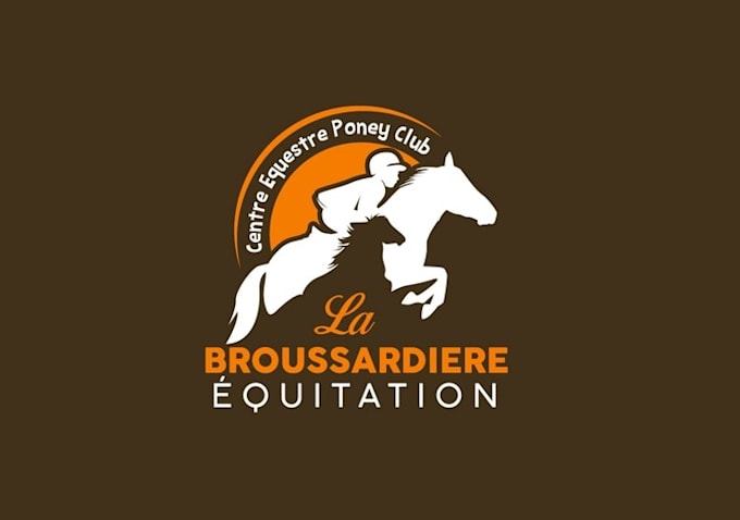 design modern equestrian center competition logo