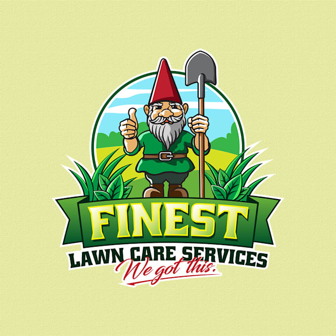 design unique lawn care service logo