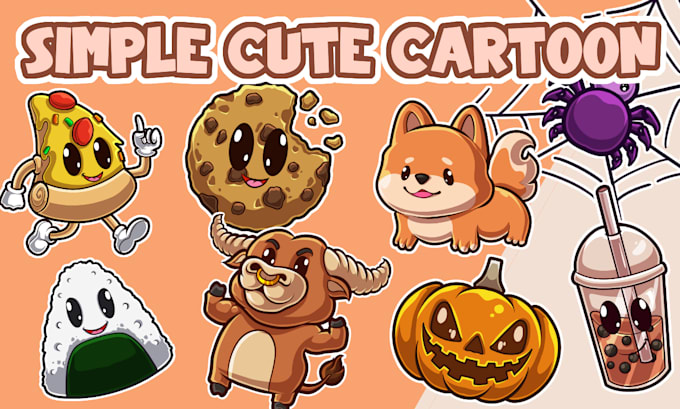 draw cute cartoon illustration