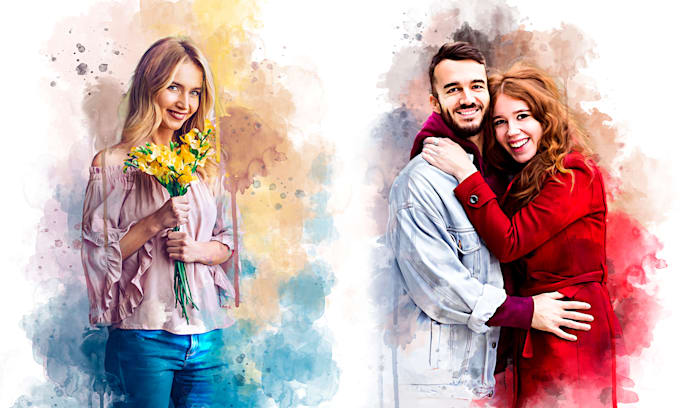 do timeless watercolor portraits