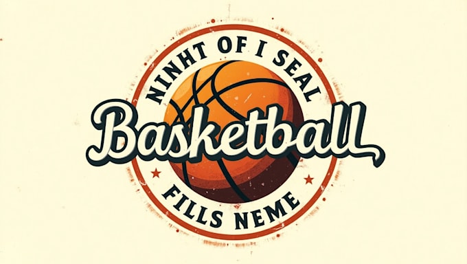 create awesome basketball logo with my own creative thinking