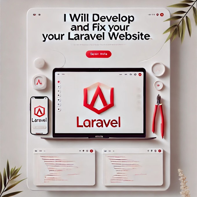 develop a scalable and secure laravel web application