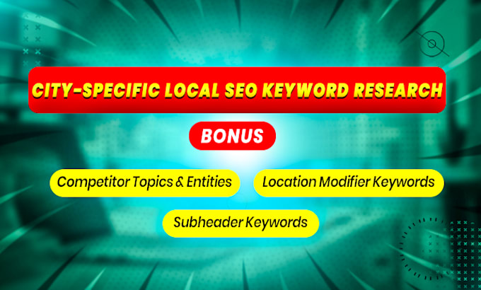 research city specific local SEO keyword