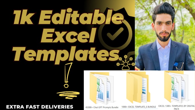 provide 1k editable excel templates premium spreadsheets