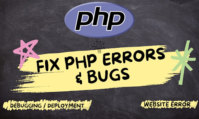 fix php issue or develop a custom website