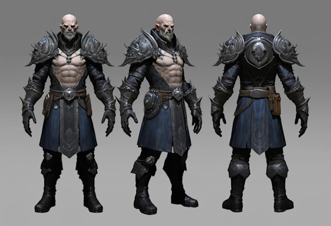 design concept art of a character, environment or object