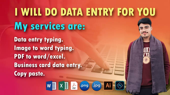 do data entry, copy paste work