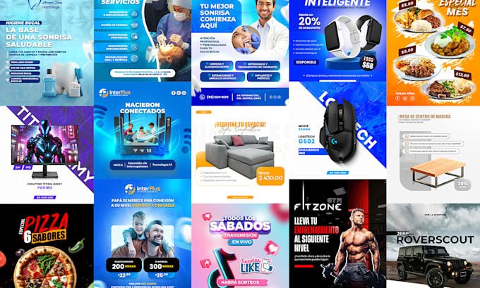 design posts and stories for social media