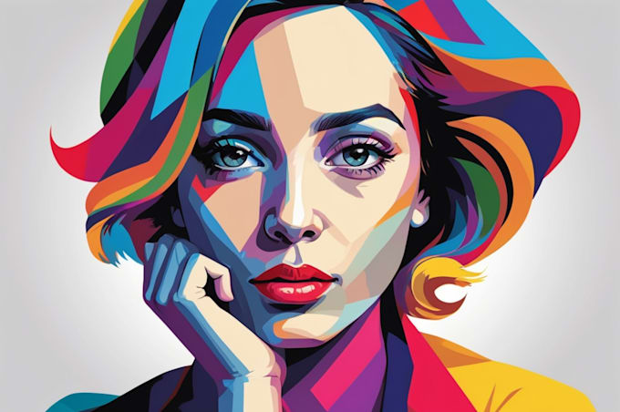 make a beautiful wpap pop art portrait