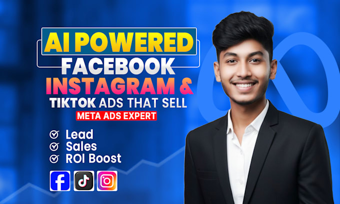 run high converting facebook, instagram and tiktok ads campaign