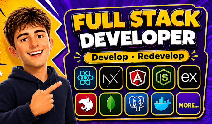 do web application, software development, full stack website development