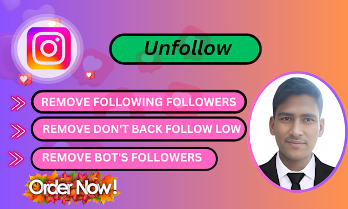 do manually unfollow your instagram or twitter accounts fast