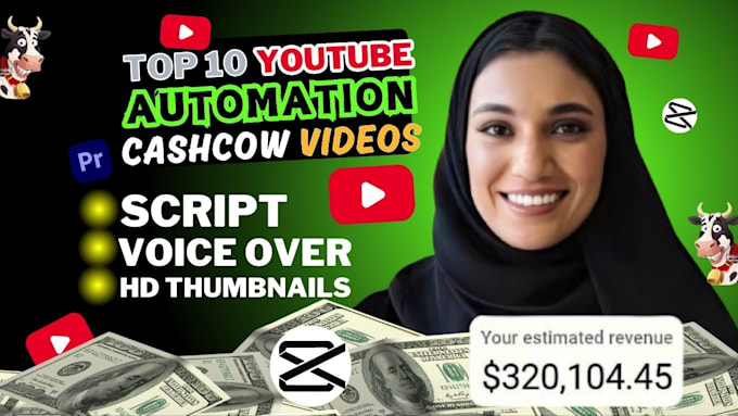 do youtube automation finance channel crypto video fast monetize cash cow videos