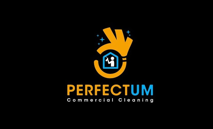 make modern cookie cutter cleaning business logo