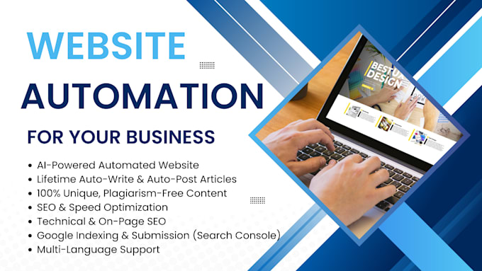 build automated ai wordpress websites auto blog, news setup