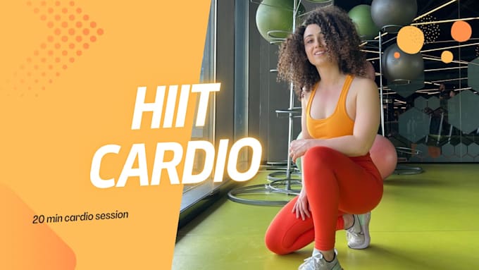 give a live hiit cardio session