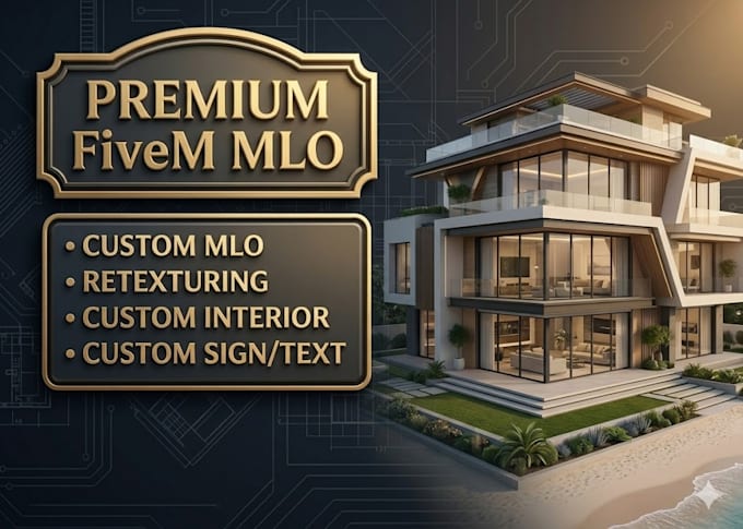 custom fivem mlo interiors, textures, and custom shells